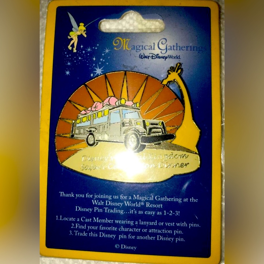 NWT NIB Walt Disney World Animal Kingdom Safari Celebration Dinner Magical Pin
